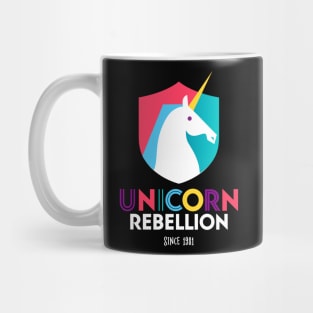 Unicorn Rebellion - Black Mug